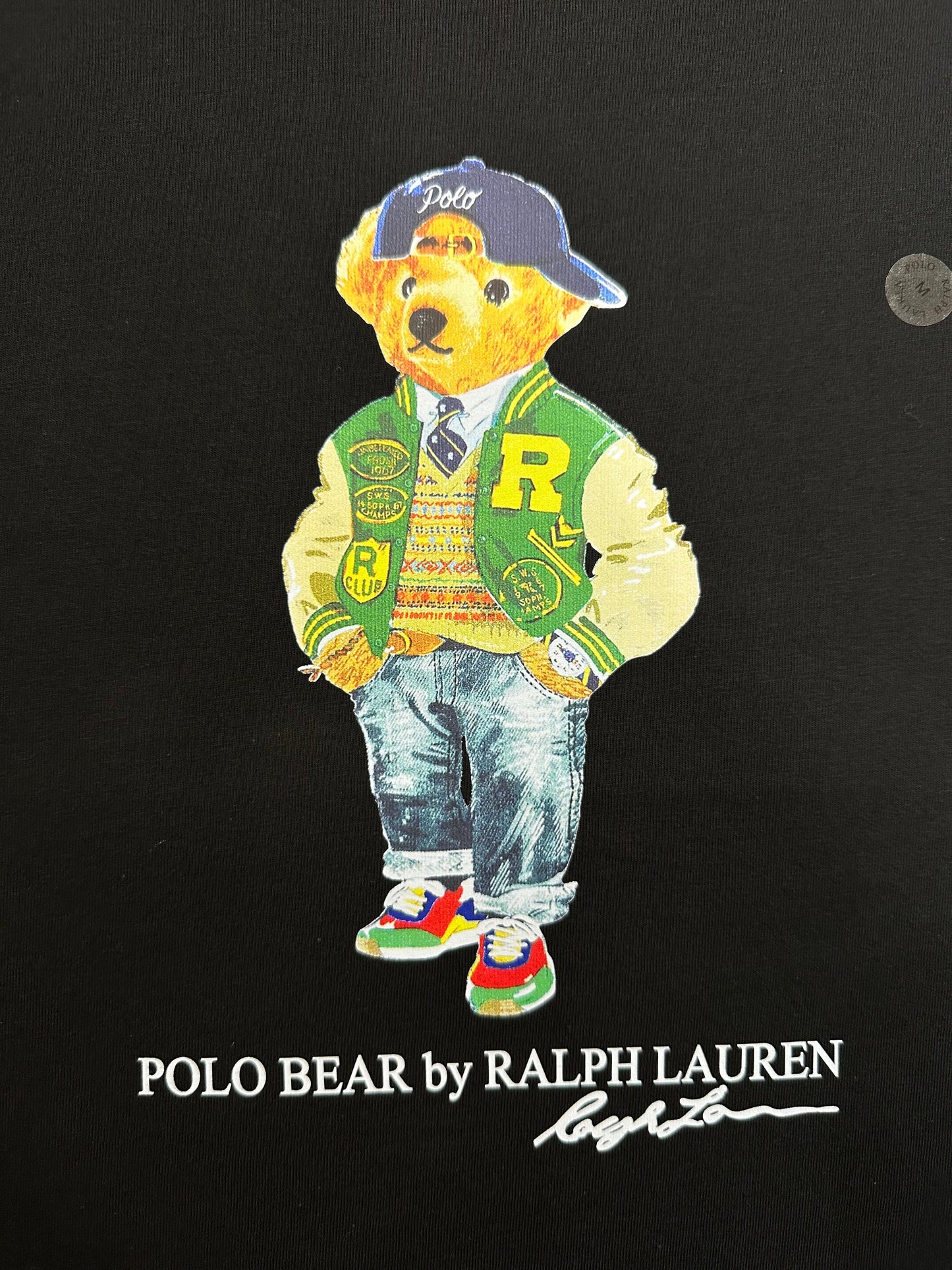 Polo Ralph Lauren Varsity Bear T-Shirt – Limited Edition Black Classic Fit