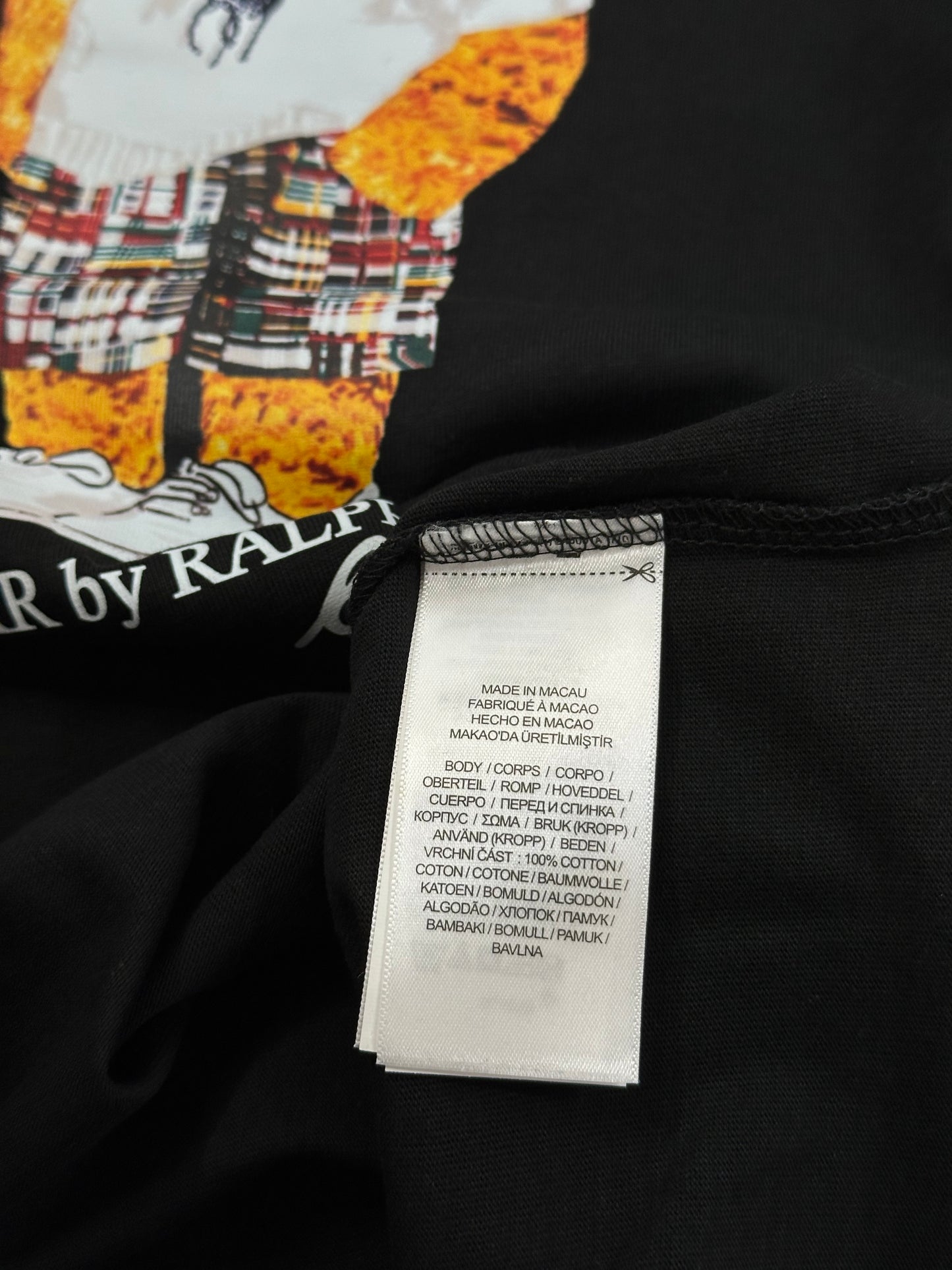 Polo Ralph Lauren Bear T-Shirt Black Classic Fit (Limited/Rare)
