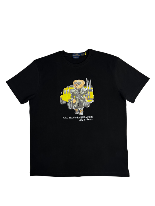 Polo Ralph Lauren Bear Graphic Tee Black Classic Fit (Limited stock)